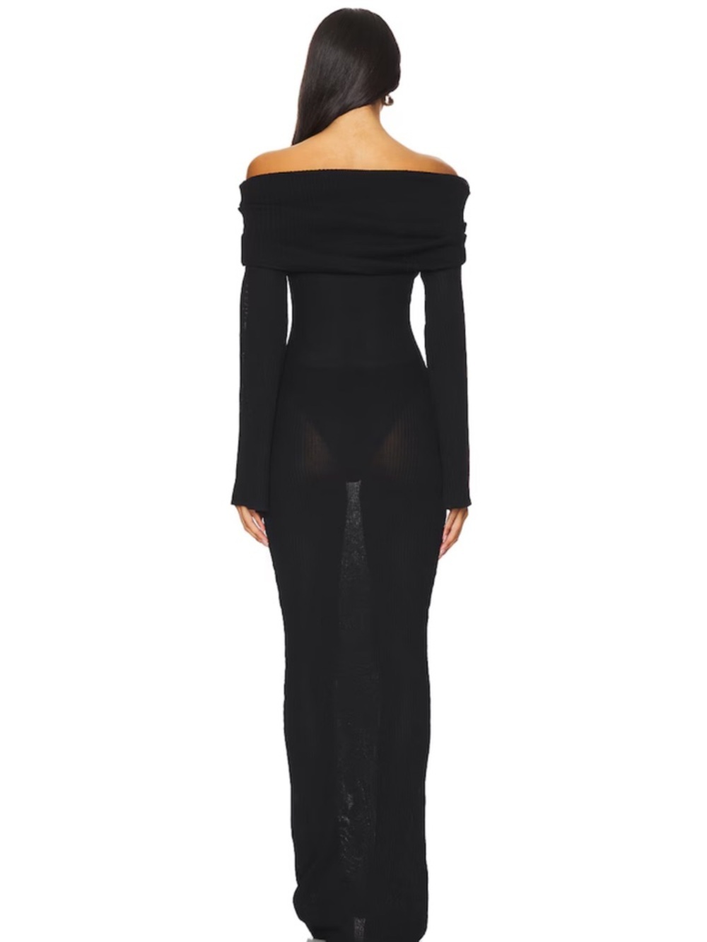 SEROYA Galleria Dress in Black - Picture 3 of 8